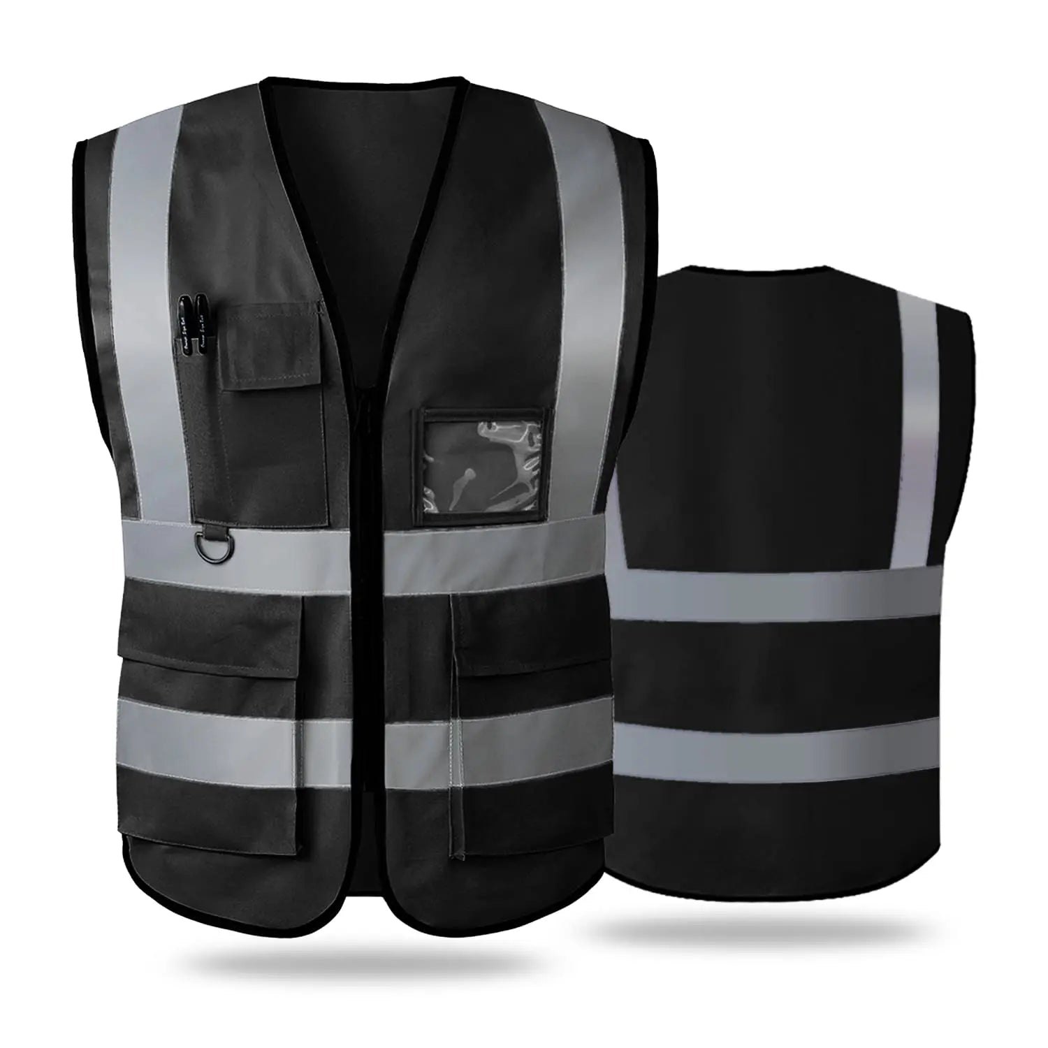 Reflective Safety Vest High Visibility Blank XXXL Motorcycle Jacket Safety Vest Fluorescent Signal for Men Woman