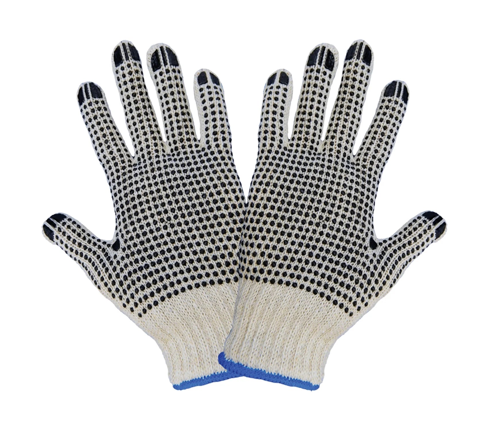 CT8200-L/XL-12PK, Reversible PVC Dotted String Knit Gloves, 12 Pair Value Pack