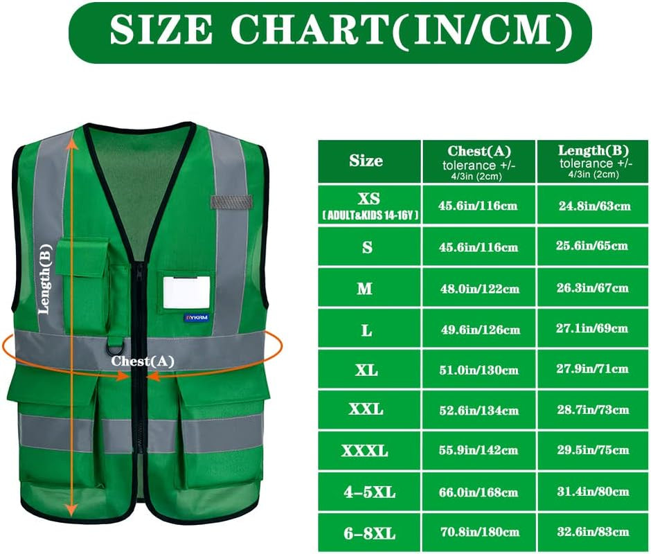 Reflective Vest Green