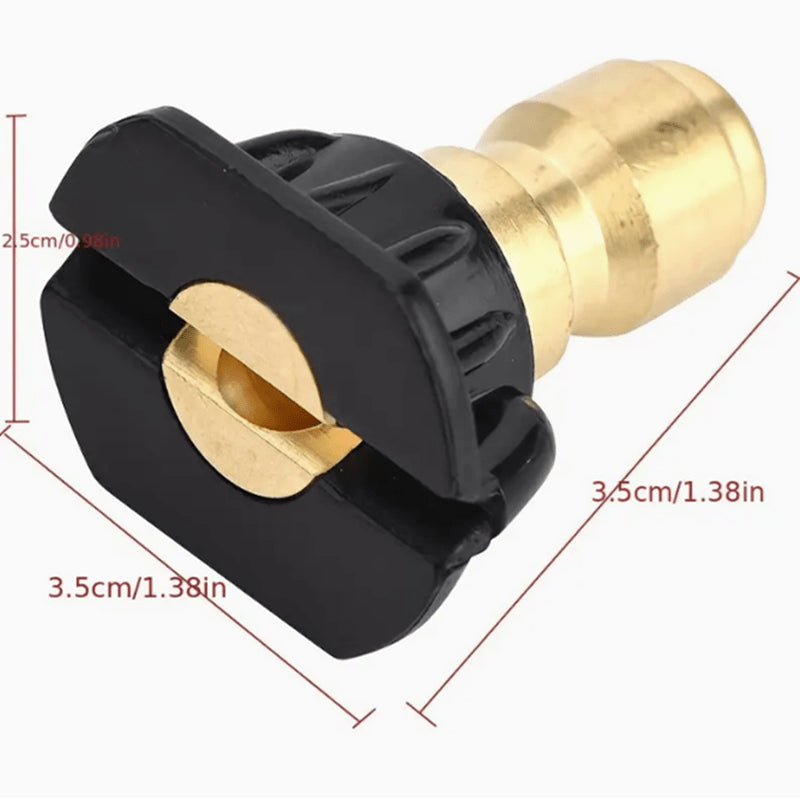 5Pcs Pressure Washer Spray Tips Nozzles High Power Kit Quick Connect 1/4" Set