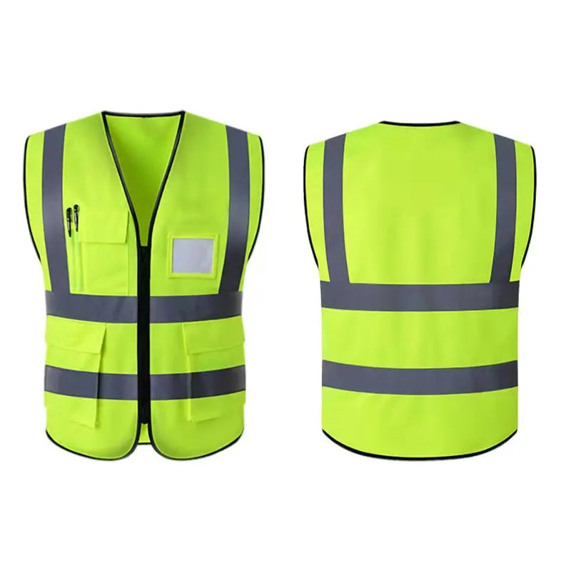 Reflective Safety Vest High Visibility Blank XXXL Motorcycle Jacket Safety Vest Fluorescent Signal for Men Woman
