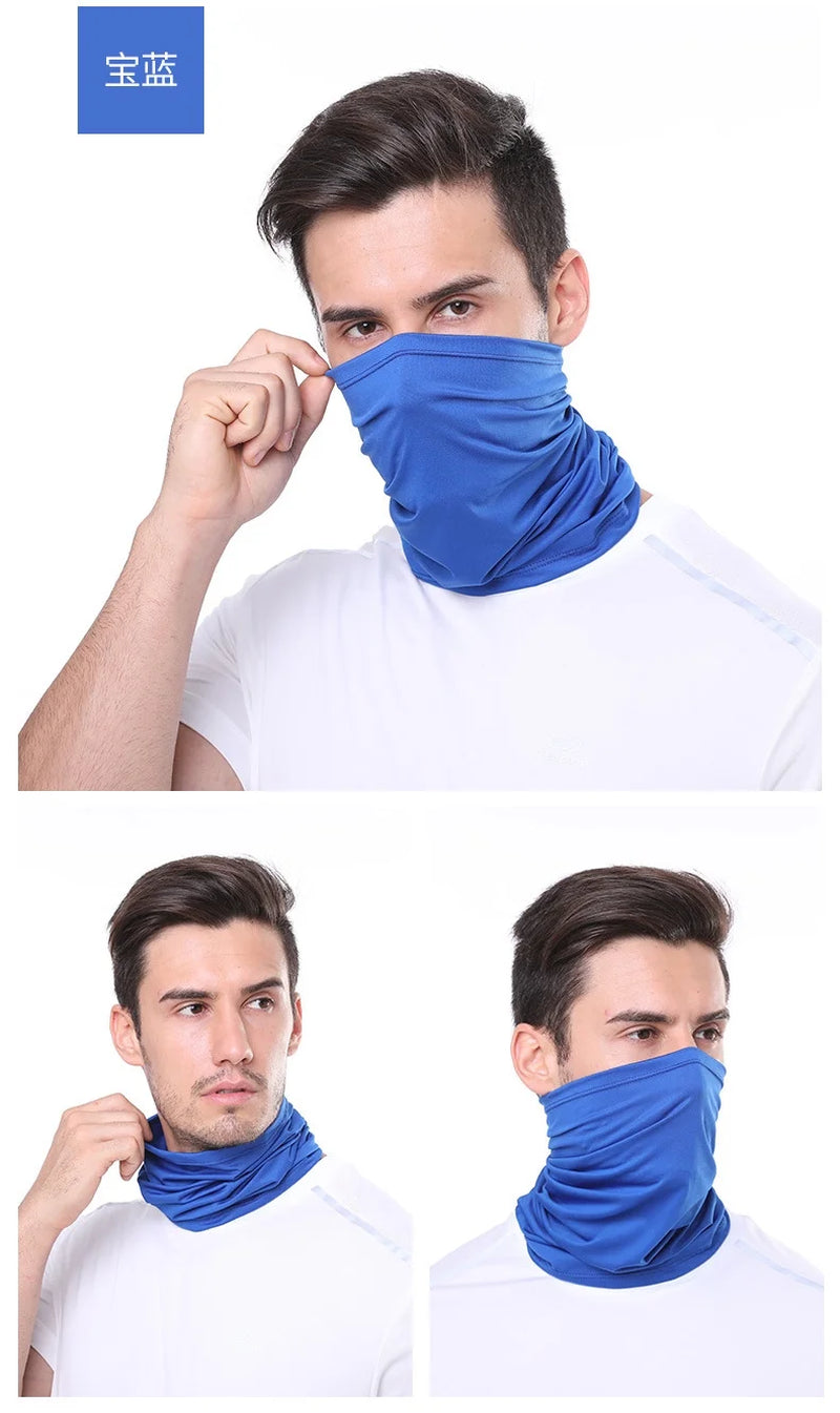 6 Pack Neck Gaiter Balaclava Face Mask Scart Cover Breathable Sun Protection Headwear for Men Women