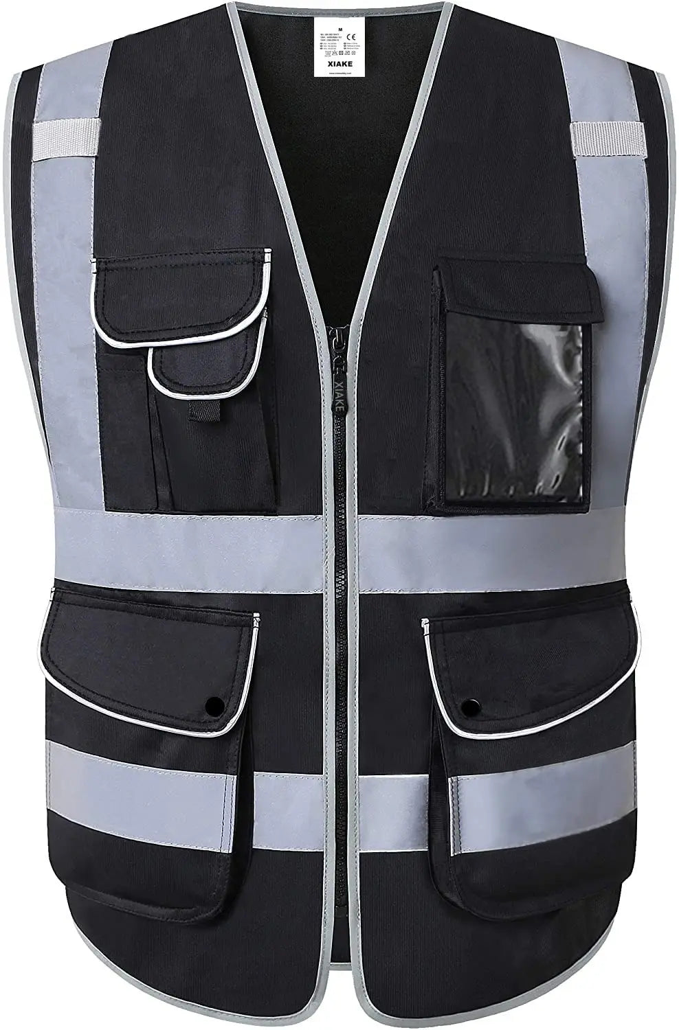 Reflective Safety Vest High Visibility Blank XXXL Motorcycle Jacket Safety Vest Fluorescent Signal for Men Woman